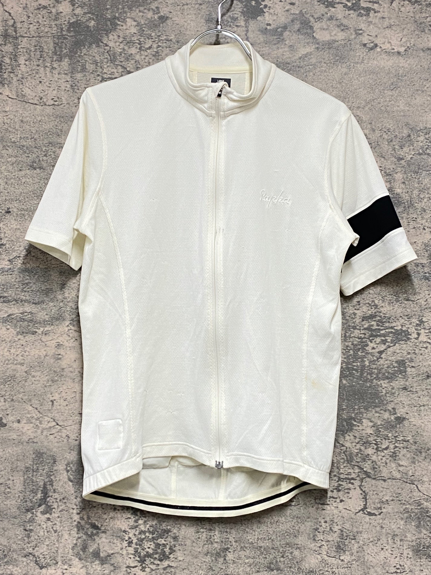 KI180 ラファ Rapha LIGHTWEIGHT JERSEY 半袖 サイクルジャージ 白 L