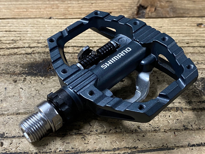 JQ878 シマノ SHIMANO PD-EH500 ビンディングペダル 片面フラット SPD