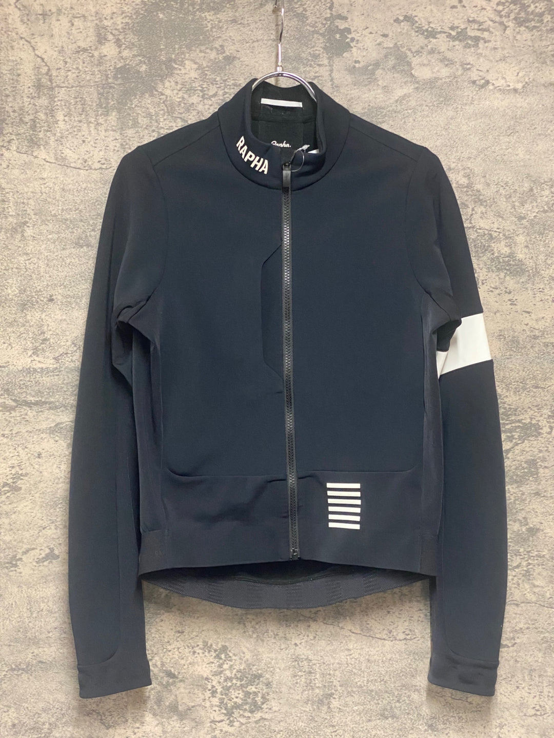 KD624 ラファ Rapha PRO TEAM WINTER JACKET 長袖 サイクルジャケット 黒 M 裏起毛
