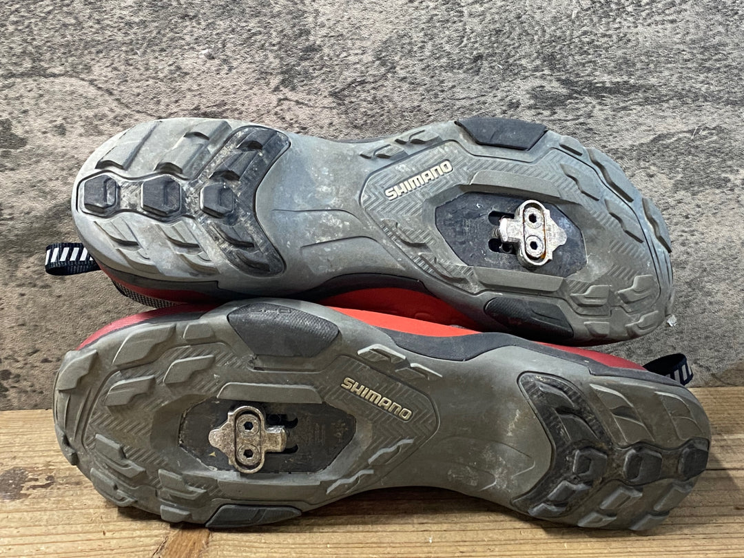 KF260 シマノ SHIMANO MTS SH-MT500-S R ビンディングシューズ 2穴 赤 EU44
