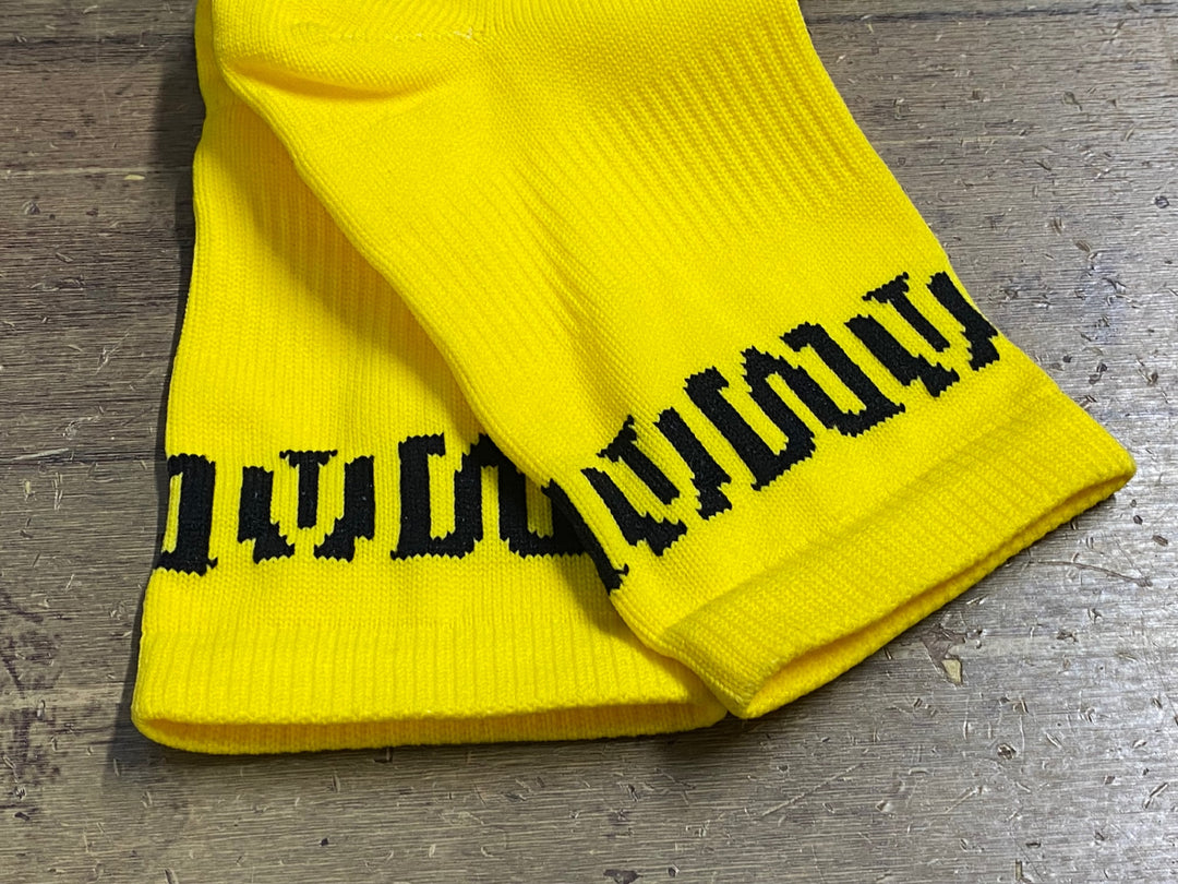 JV599 マヴィック MAVIC KNIT SHOE COVER シューズカバー 黄 S