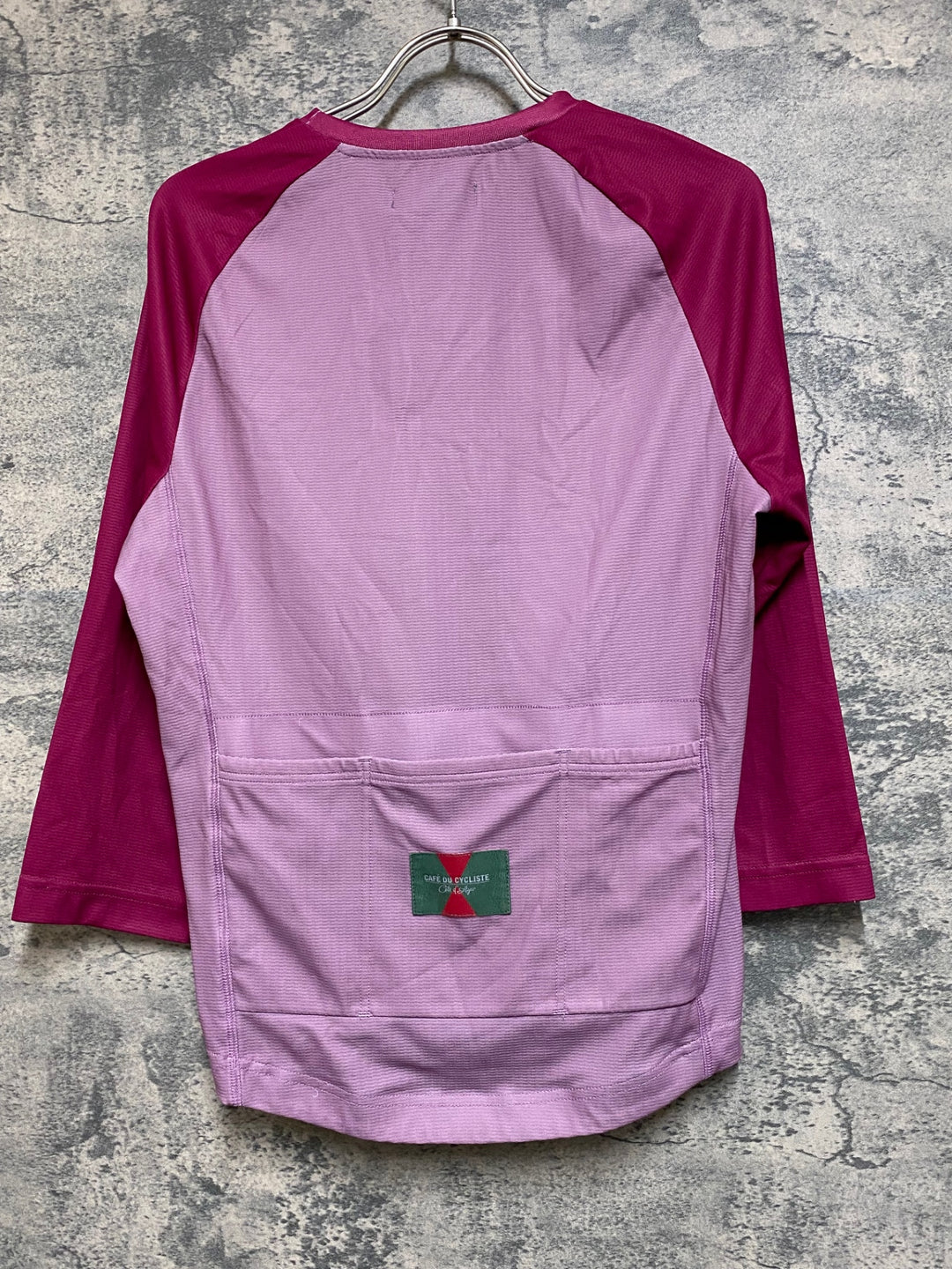 JP699 カフェドシクリステ Cafe du Cycliste バーバラ Barbara 長袖 サイクルジャージ パープル XS ※裾ゴム切れ