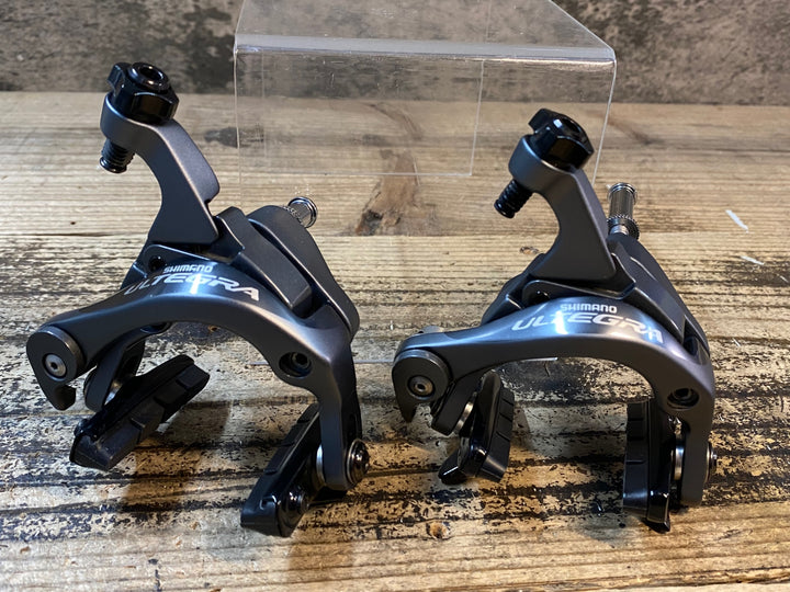 JQ014 シマノ SHIMANO アルテグラ ULTEGRA BR-6800 キャリパーブレーキ 前後セット ※シューホルダー非純正
