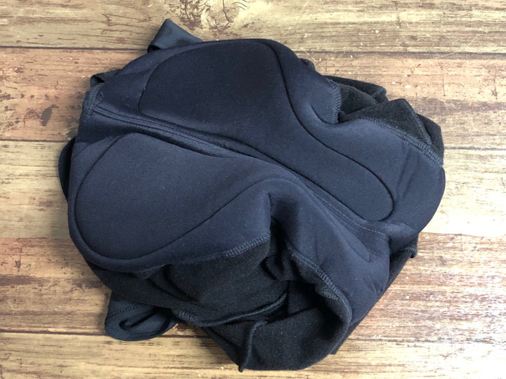 KG222 ラファ Rapha CORE CARGO WINTER TIGHTS WITH PAD カーゴ ビブタイツ 黒 L 裏起毛