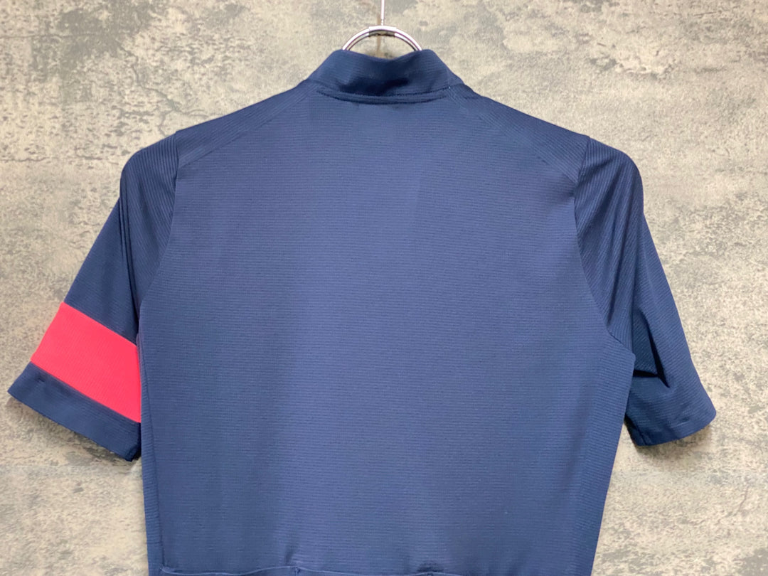 KJ277 ラファ Rapha CLASSIC FLYWEIGHT JERSEY 半袖 サイクルジャージ 青 XS