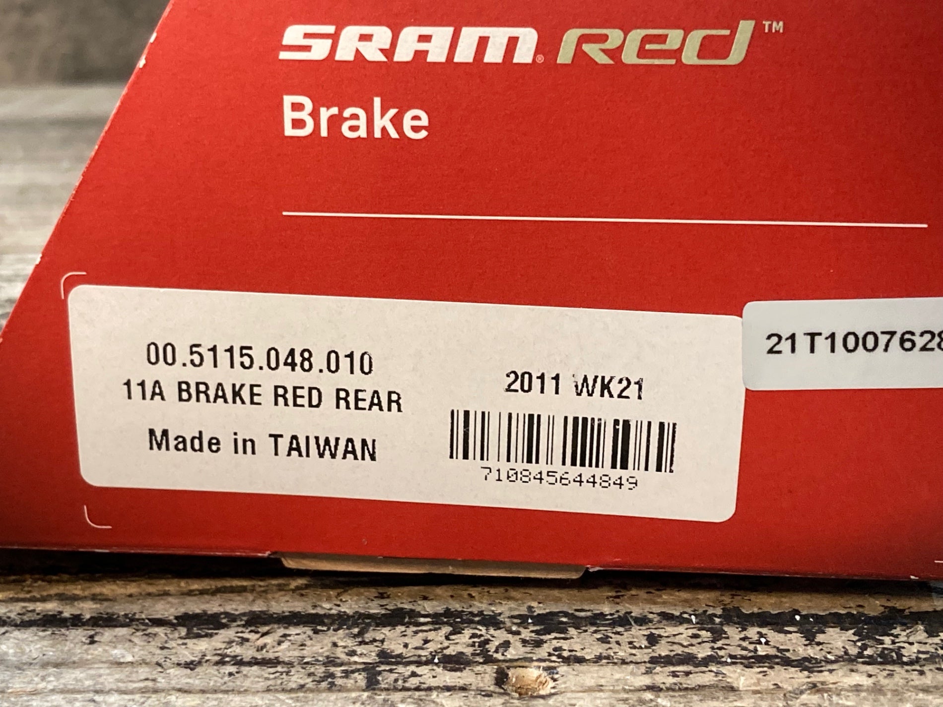 JR470 スラム SRAM レッド RED キャリパーブレーキ リア 初代 – BICI