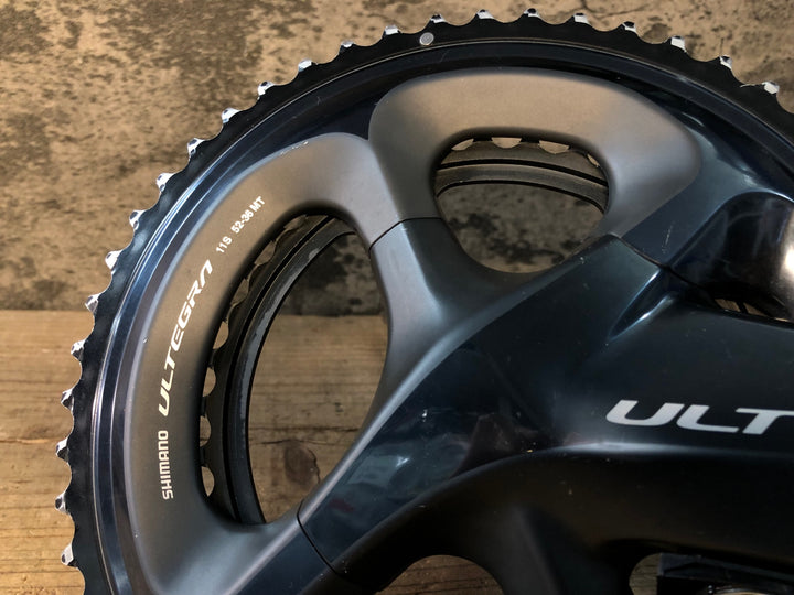 JN039 シマノ SHIMANO アルテグラ ULTEGRA FC-R8000 STAGES 170mm 52/36T ※メーター部破損のためジャンク