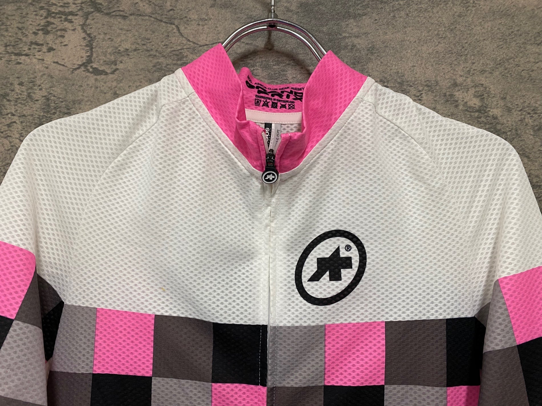 JD548 アソス ASSOS サイクルジャージ 半袖 白ピンク XLサイズ – BICI
