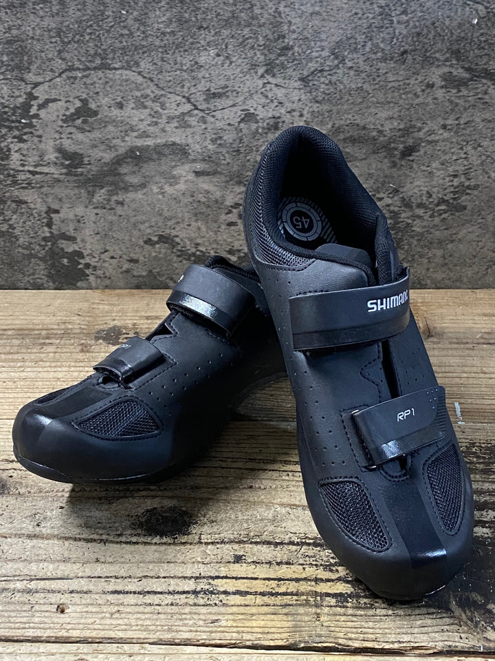 KG398 シマノ SHIMANO RP1 SH-RP100-S L ビンディングシューズ 黒 SPD 3穴 EU45 ※ペン字あり