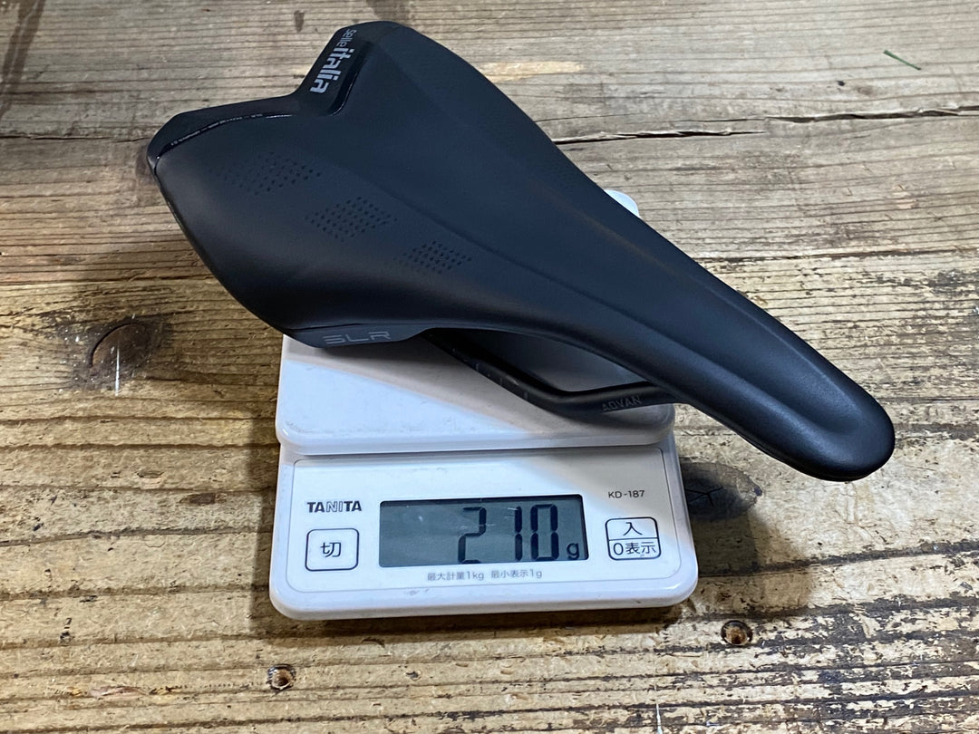 KK764 セライタリア SELLE ITALIA SLR ADVAN FILL サドル 黒 スチールレール 130mm