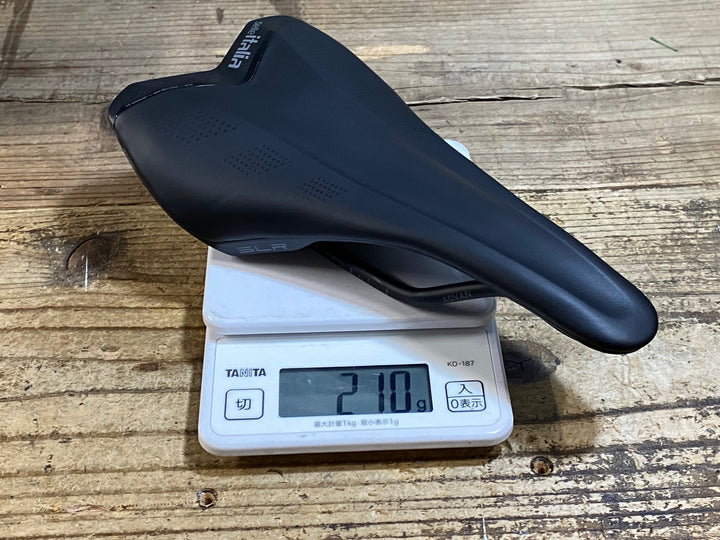 KK764 セライタリア SELLE ITALIA SLR ADVAN FILL サドル 黒 スチールレール 130mm