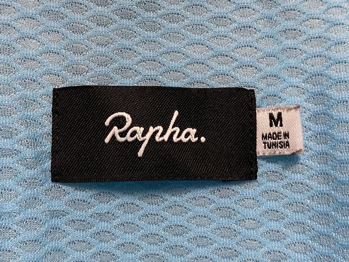KD501 ラファ Rapha POPLIN SHIRT 長袖 シャツ 水色 M ※シミ、ほつれ