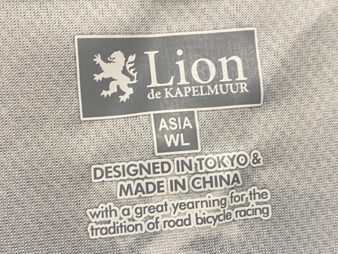 JU231 リオンドカペルミュール Lion de KAPELMUUR 半袖 サイクルジャージ 黒 WL