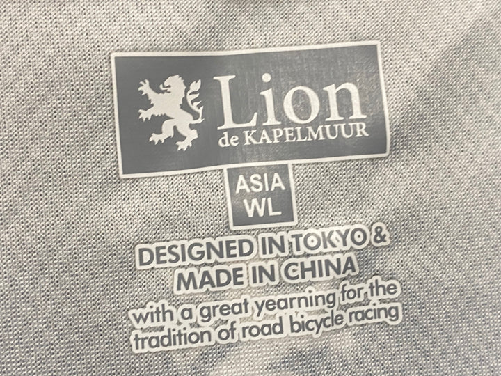 JU231 リオンドカペルミュール Lion de KAPELMUUR 半袖 サイクルジャージ 黒 WL