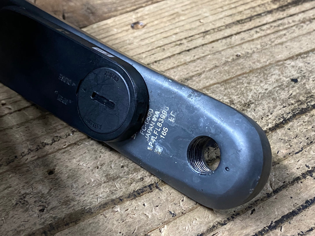 KJ439 パイオニア Pioneer シマノ SHIMANO アルテグラ ULTEGRA FC-6800 パワーメーター クランクセット 50/34T 165mm 動作未確認