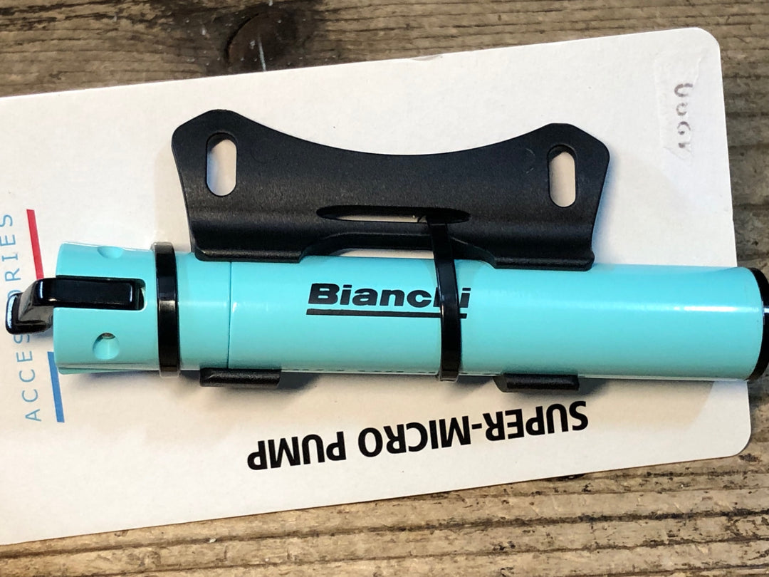 JQ741 ビアンキ Bianchi SUPER MICRO PUMP 携帯ポンプ 空気入れ チェレステ