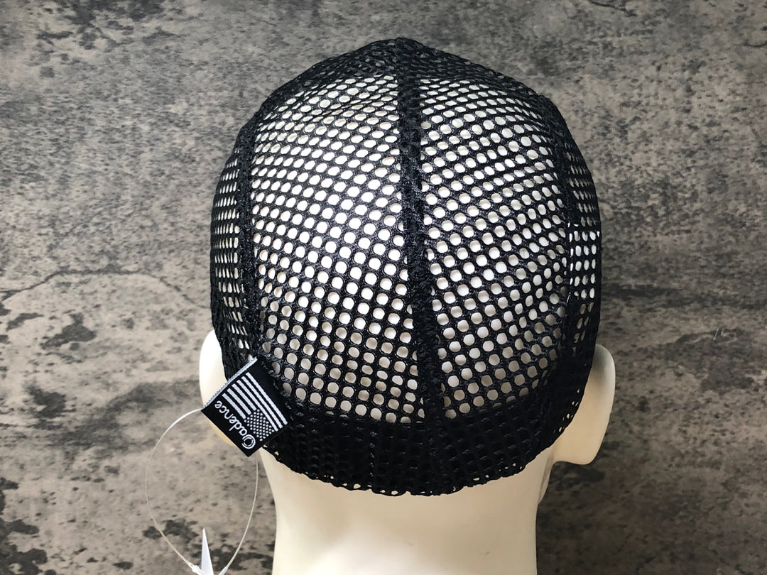 JQ493 ケイデンス Cadence サイクルキャップ 黒メッシュ