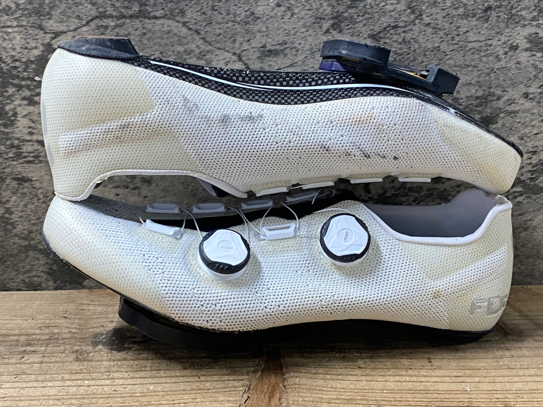 KF164 FLR F-XX KNIT ビンディングシューズ 白 BOA 3穴 EU44 ※剥がれ