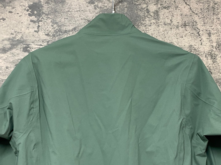 KN750 カフェドシクリステ Cafe du Cycliste SUZETTE 長袖 レインジャケット ターコイズ S