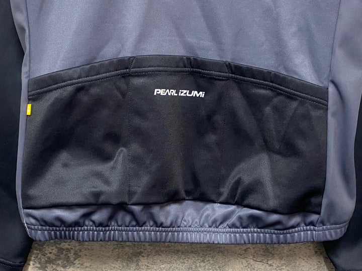 KL020 パールイズミ PEARL iZUMi 長袖 サイクルジャージ 黒 グレー XL 裏起毛