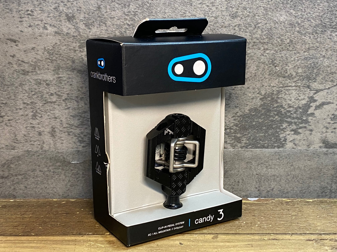 JP315 クランクブラザーズ crankbrothers candy3 ビンディングペダル 黒