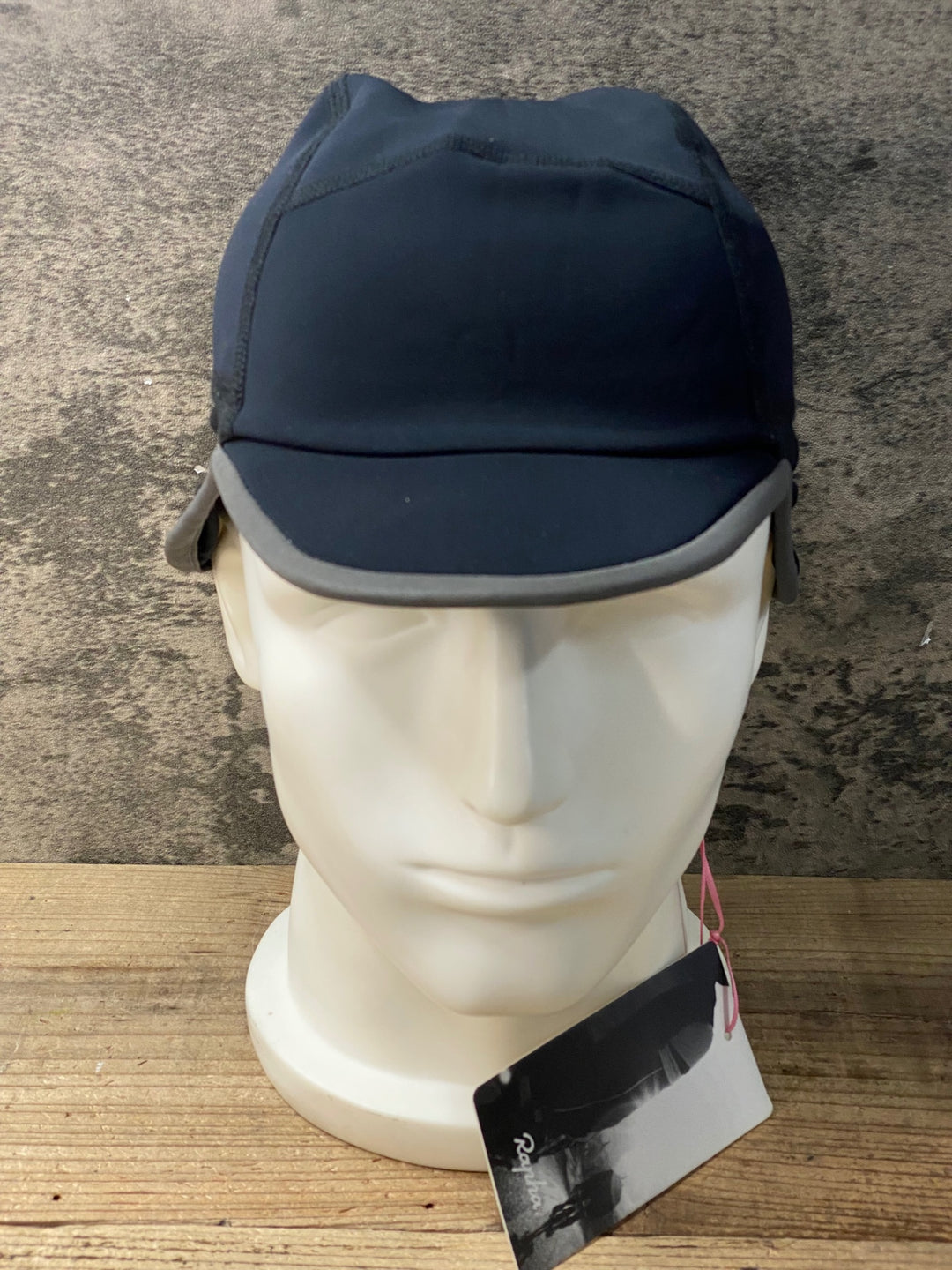 JN733 ラファ Rapha PRO TEAM WINTER HAT サイクルキャップ 黒 S-M 裏起毛