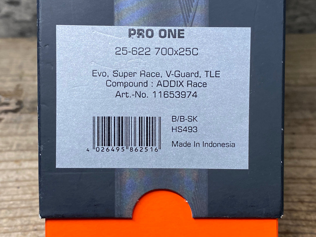 JB658 シュワルベ SCHWALBE PRO ONE TUBELESS EASY チューブレスタイヤ 700x25C