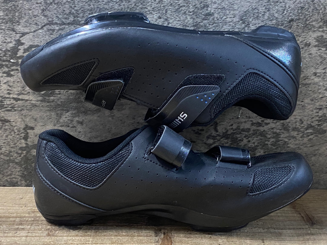 KG373 シマノ SHIMANO RP1 SH-RP100-S L ビンディングシューズ 黒 SPD 3穴 EU43 ※ペン字あり