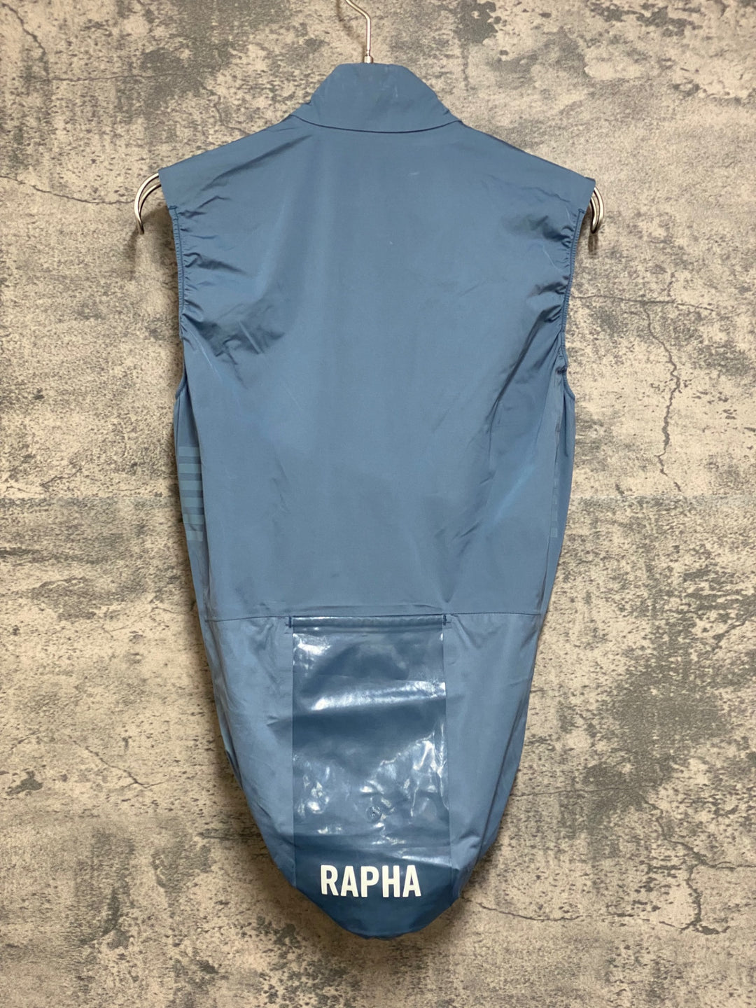 JP167 ラファ Rapha PRO TEAM LW RAIN GILET ジレ サイクルベスト 水色 S