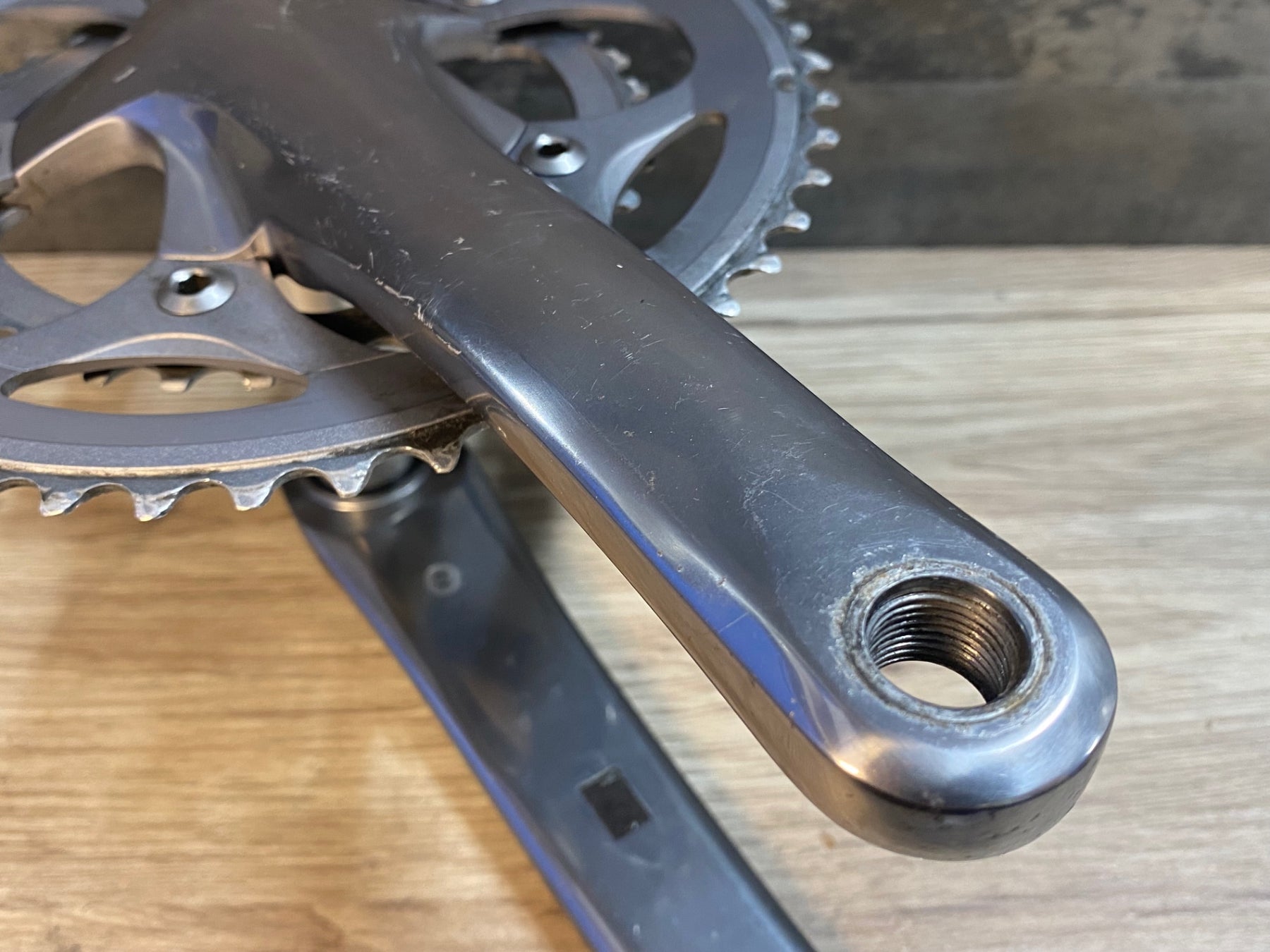 SHIMANO クランクセット シルバー 175 NJS ボルト付 #002 JK415 シマノ SHIMNAO 105 FC-5650 クランクセット シルバー 170mm 50