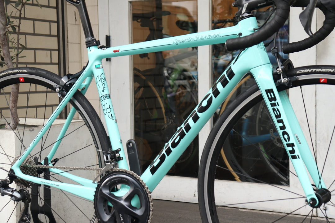 ビアンキ Bianchi スペシャリッシマ SPECIALISSIMA 2016モデル 500サイズ シマノ アルテグラ R8000 11S カーボン ロードバイク RACING 3 【横浜店】