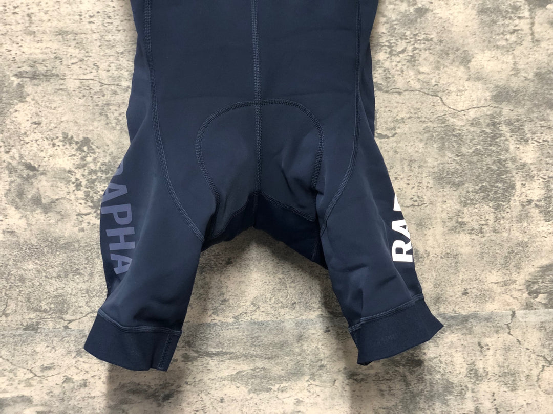 KK088 ラファ RAPHA PRO TEAM WINTER BIB SHORTS ビブショーツ ネイビー S
