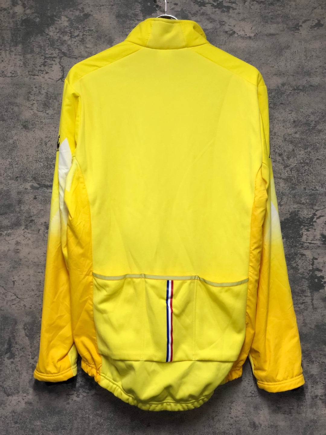 KN787 ルコックスポルティフ le coq sportif 裏起毛 サイクルジャケット 黄 L