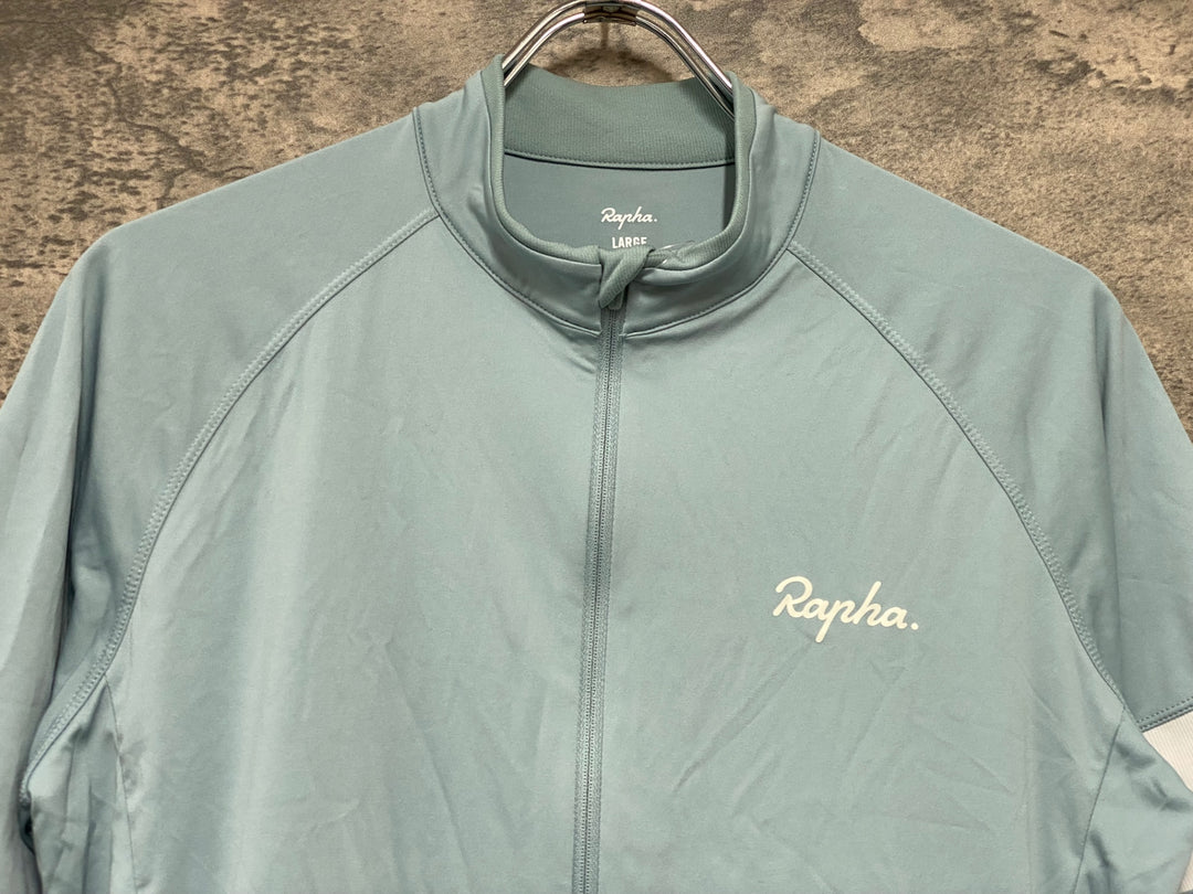JU406 ラファ Rapha CORE JERSEY 半袖 サイクルジャージ 水色 L