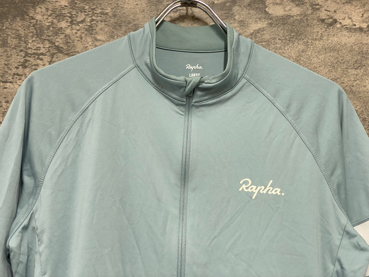 JU406 ラファ Rapha CORE JERSEY 半袖 サイクルジャージ 水色 L