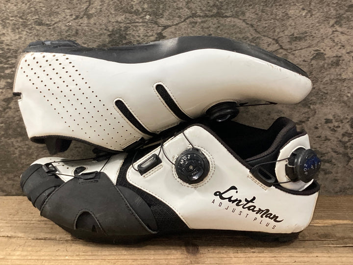 KO726 リンタマン Lintaman アジャストプラス ADJUST PLUS ビンディングシューズ EU44 3穴2穴両用 白