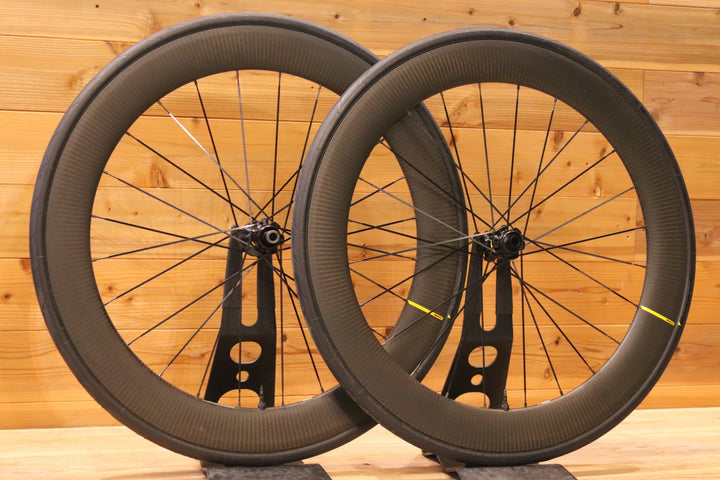 マヴィック MAVIC コメット COMETE プロ PRO CARBON UST DISC シマノ 11S 19C カーボン ロードバイク チューブレスレディ ホイールセット 【広島店】
