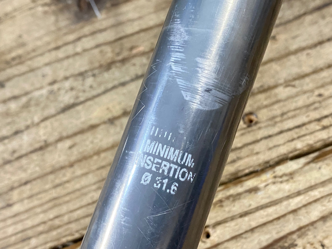 KA923 デダ Deda ZERO 100 アルミ シートポスト 300mm Φ31.6 シルバー