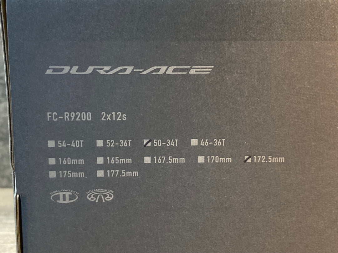 JR606 シマノ SHIMANO デュラエース DURA-ACE FC-R9200 クランクセット 50/34T 172.5mm