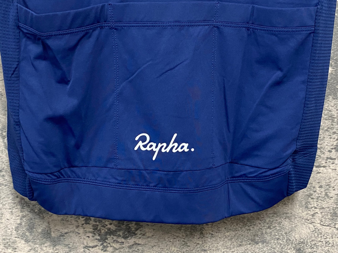 JY683 ラファ Rapha CORE LIGHTWEIGHT JERSEY 半袖 サイクルジャージ 紺 L