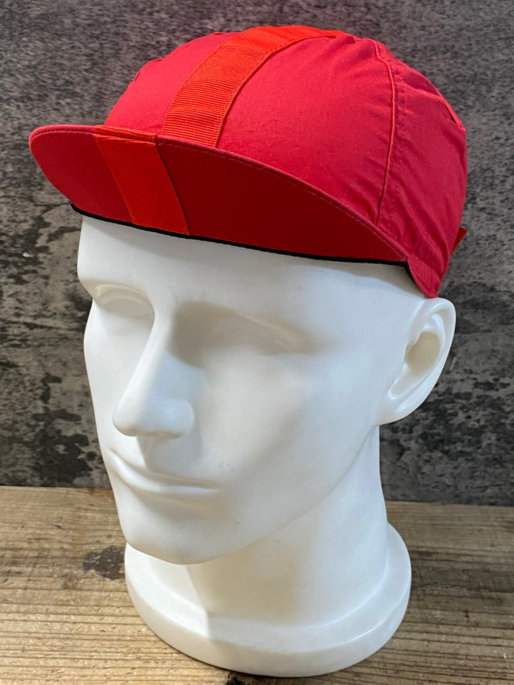 KG258 ラファ RAPHA CAP サイクルキャップ 赤 M-L