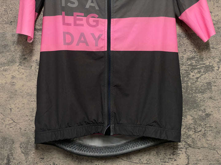 KM232 ドットアウト DOTOUT COMBAT JERSEY 半袖 サイクルジャージ ピンク グレー M
