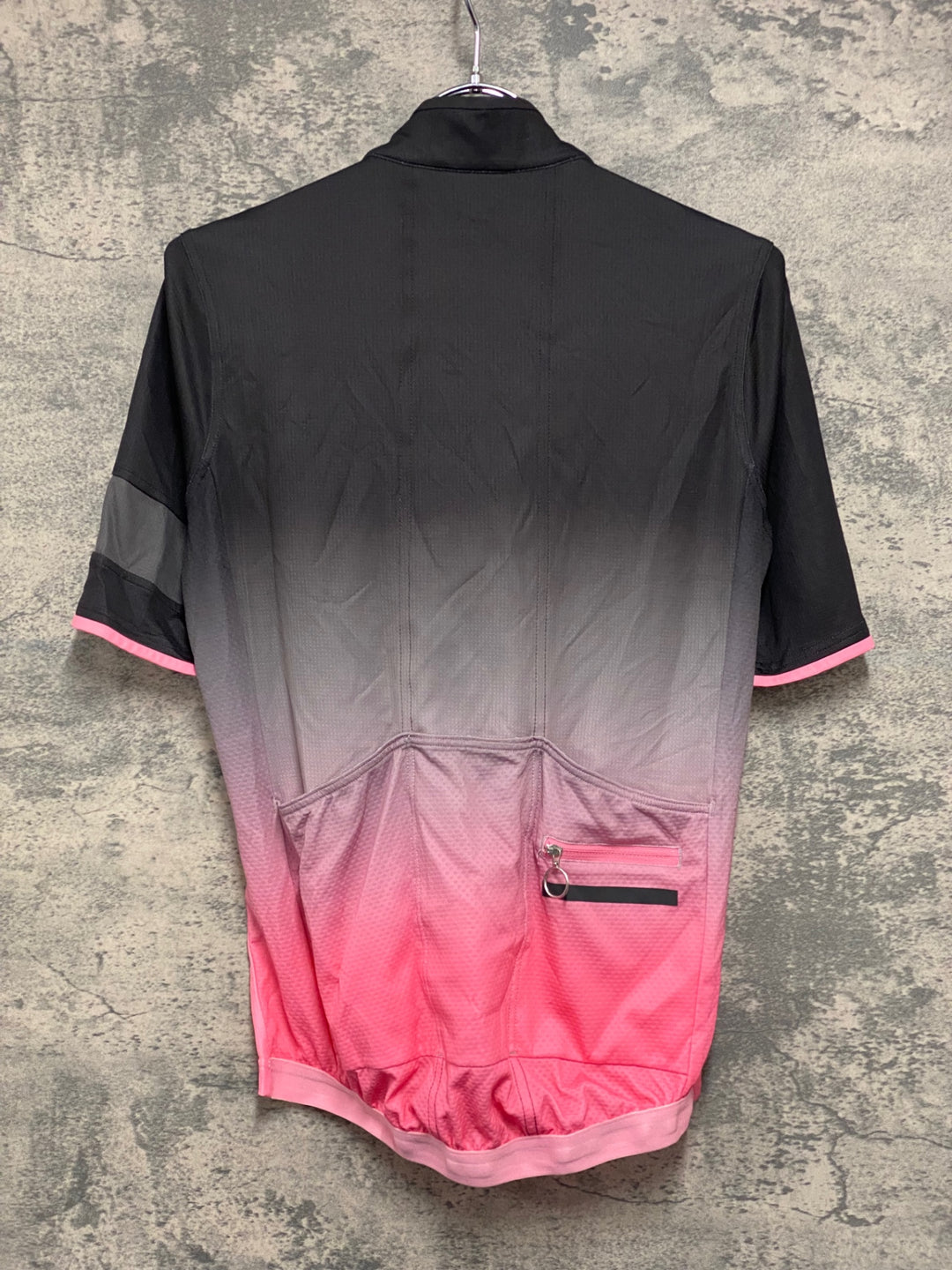 JV245 ラファ Rapha SUPER LIGHTWEIGHT JERSEY 半袖 サイクルジャージ 黒 ピンク S