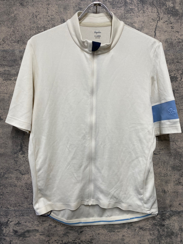 JH252 ラファ Rapha CLASSIC JERSEY 半袖 サイクルジャージ 白 XL