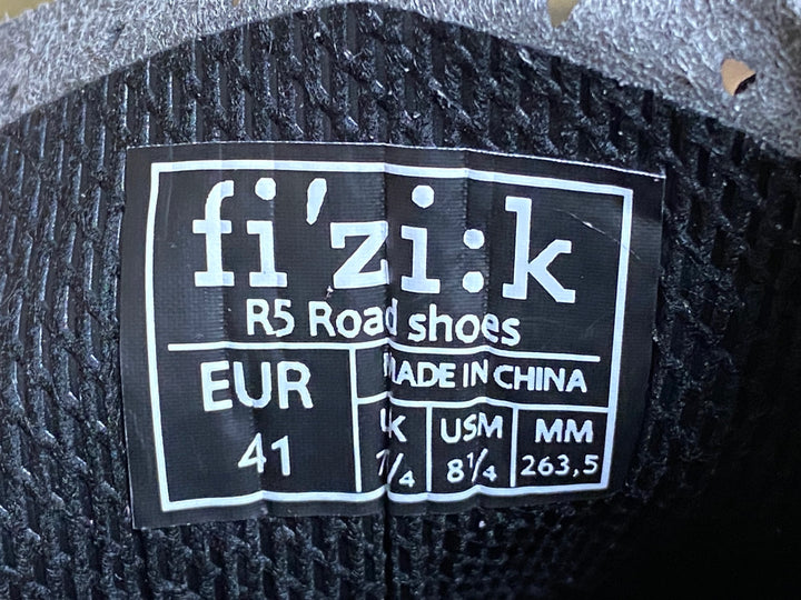 JZ682 フィジーク fizik R5 Road Shoes ビンディングシューズ 黒 EU41 SPD-SL