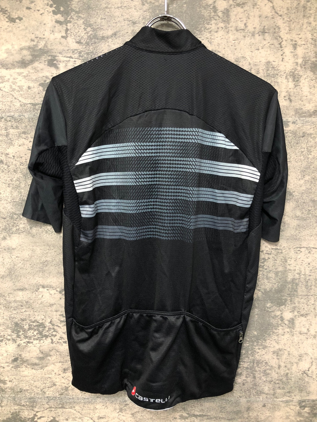 JJ814 カステリ CASTELLI 半袖 サイクルジャージ 黒 L