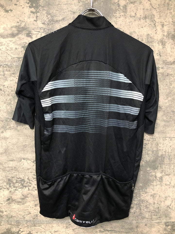 JJ814 カステリ CASTELLI 半袖 サイクルジャージ 黒 L