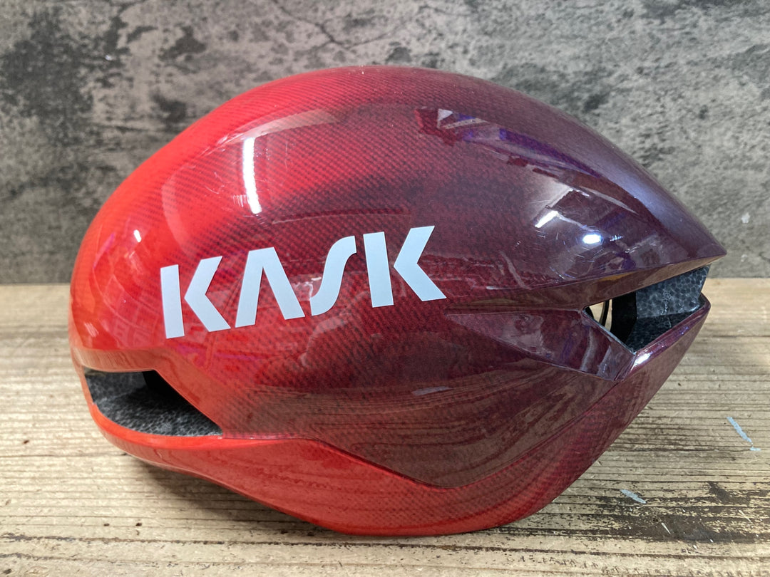 KE835 カスク KASK ニルヴァーナ NIRVANA ヘルメット52-58CM M 赤 2025/1製造