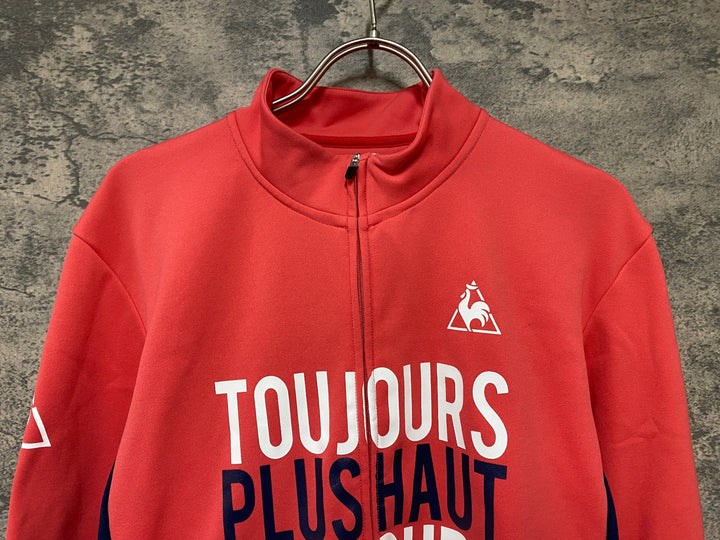 JM816 ルコックスポルティフ le coq sportif 長袖 サイクルジャージ ピンク L