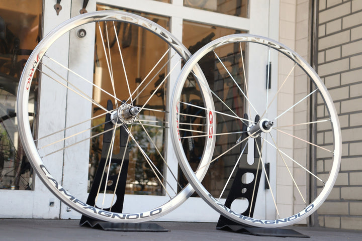 【レア！】カンパニョーロ CAMPAGNOLO ゾンダ ZONDA シルバー アルミ ホイールセット カンパ12/11S ナローリム 15C 【横浜店】
